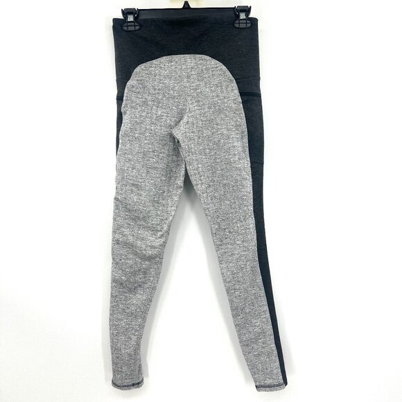 Champion Herringbone Gray White Leggings Women's Medium - Picture 2 of 3